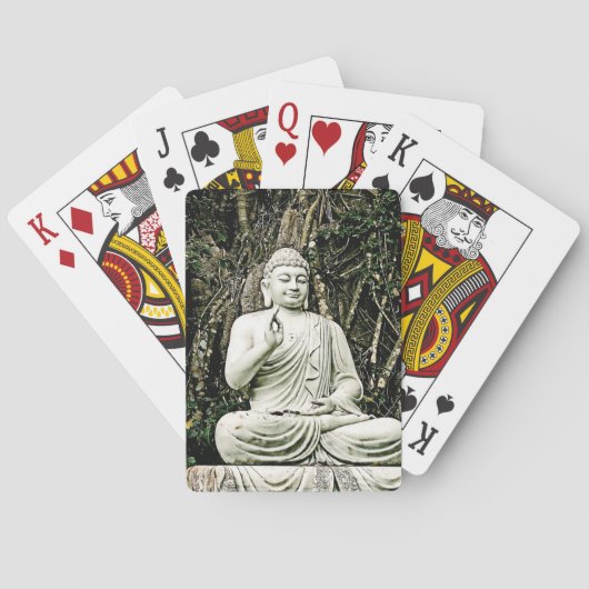 Jeu De Cartes bouddha, bouddhisme, asiatique, traditionnel, reli (dos)