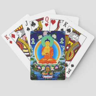 Jeu De Cartes Bouddha de Thangka Prabhutaratna