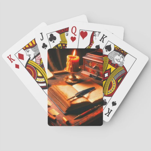 Jeu De Cartes Bougie (dos)