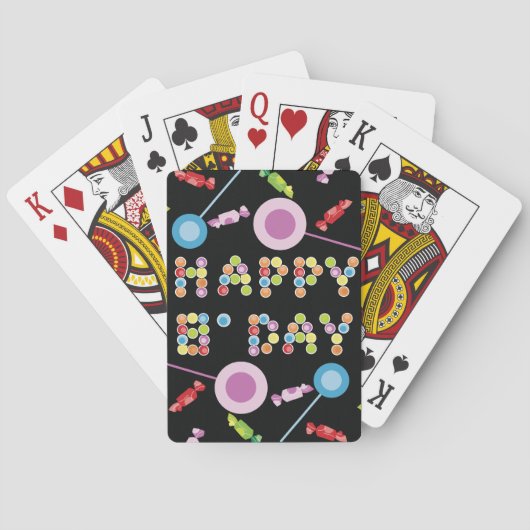 Jeu De Cartes Bougies d'anniversaire (dos)