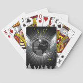 Jeu De Cartes Boule De Disco Avec Des Ailes (dos)