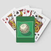 Jeu De Cartes Boule De Golf Sur Green (dos)