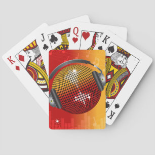 Jeu De Cartes Boule Disco Étincelante