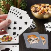 Jeu De Cartes Bouledogue frais de hippie (In Situ)