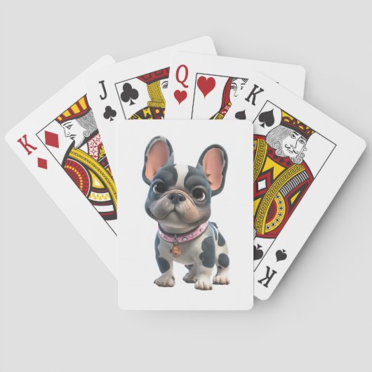 Jeu De Cartes Bouledogue français (dos)
