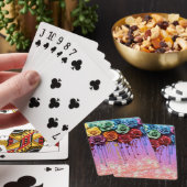 Jeu De Cartes Bouquet de fleurs vives (In Situ)