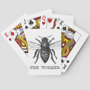 Jeu De Cartes Bourdon noir ouvrier abeille miel