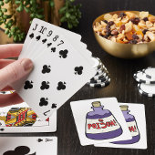 Jeu De Cartes Bouteille Violette De Poison