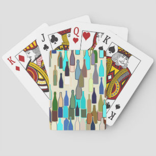 Jeu De Cartes Bouteilles de vin, couleur multi, arrière - plan