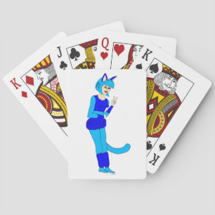 Jeu De Cartes bouton catgirl