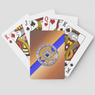 Jeu De Cartes Boutons Ligne Bleue Mince