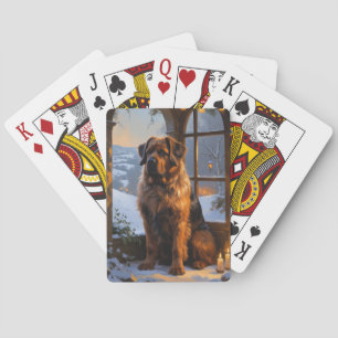 Jeu De Cartes Bouvier des Flandres avec les illuminations de Noë