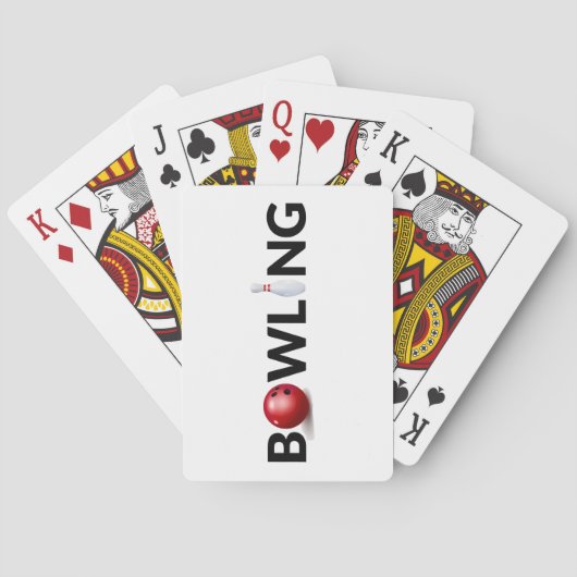 Jeu De Cartes Bowling Jouer Cartes (dos)