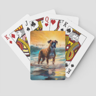 Jeu De Cartes Boxer Beach Surfing Peinture