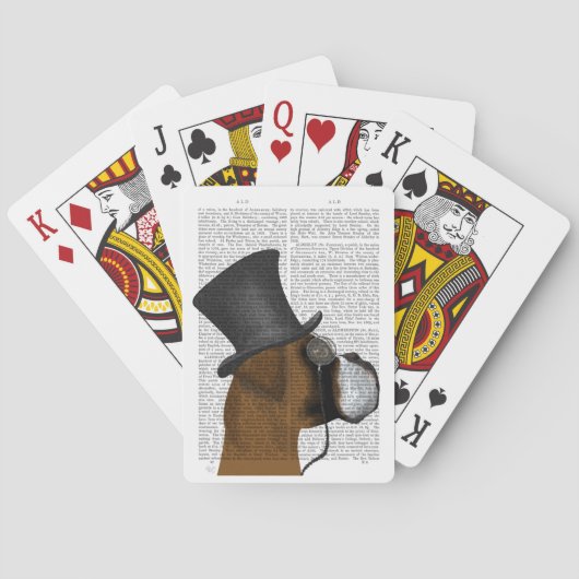 Jeu De Cartes Boxer, Hound officiel et Casquette (dos)