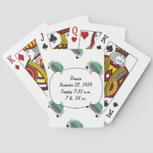 Jeu De Cartes Boys Chambre Classique Cadeaux Voiture Sweet Green