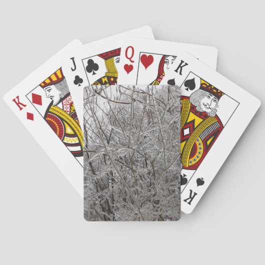 Jeu De Cartes Branchettes glacées (dos)