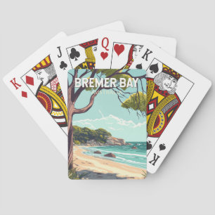 Jeu De Cartes Bremer Bay Australie Travel Art Vintage