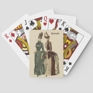 JEU DE CARTES BRENDA ~ MODE VINTAGE ~ COSTUMES ~