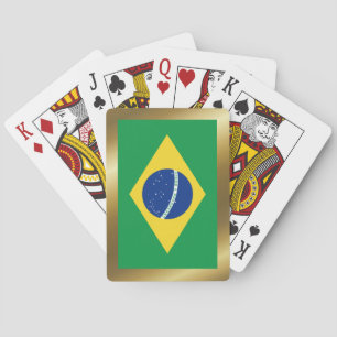 Jeu De Cartes Brésil Drapeau Jouer des cartes