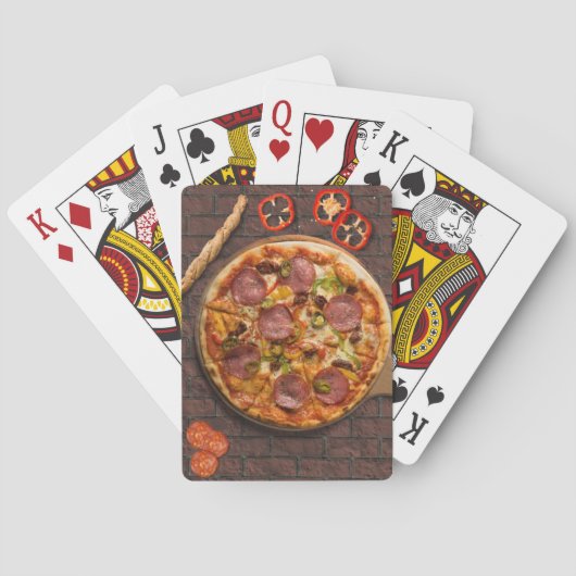 Jeu De Cartes Brick Oven Pizza with Toppings (dos)