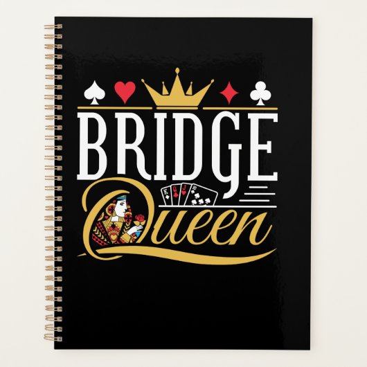 Jeu de cartes Bridge Reine Femmes (Devant)