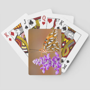 Jeu De Cartes Bright Orange Gulf Fritillary Butterfly