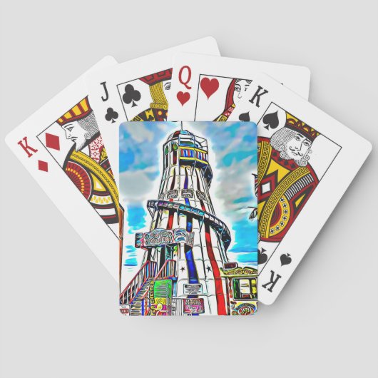 Jeu De Cartes Brighton Palace Pier Fairground Rides (dos)