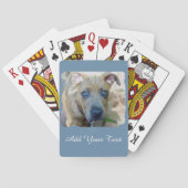 Jeu De Cartes Brindle Pit Bull Puppy par Shirley Taylor (dos)