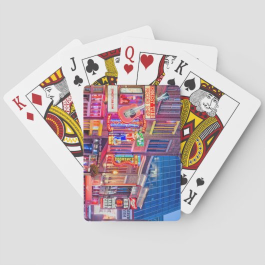 Jeu De Cartes Broadway Downtown Nashville Tennessee (dos)