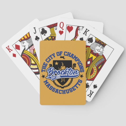 Jeu De Cartes Brockton, Massachusetts (dos)