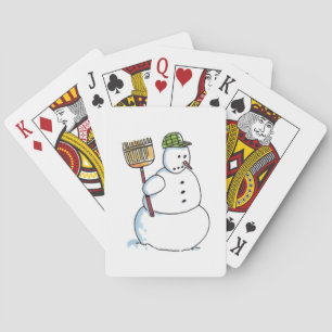 Jeu De Cartes Broom Snowman Poker jouer aux cartes