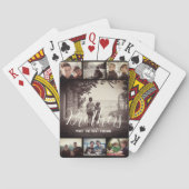 Jeu De Cartes Brother moderne Meilleurs amis Dark Photo Collage (dos)