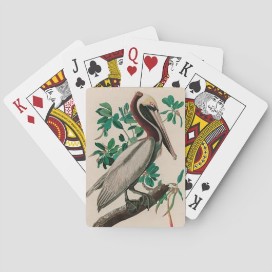 Jeu De Cartes Brown Pelican Birds of America Audubon (dos)