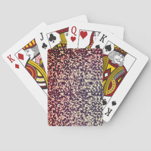 Jeu De Cartes Brown to red, tile or small squares type pixeled
