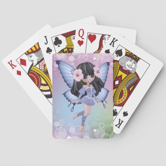 Jeu De Cartes Brunette Princess Butterfly Playing Cards (dos)