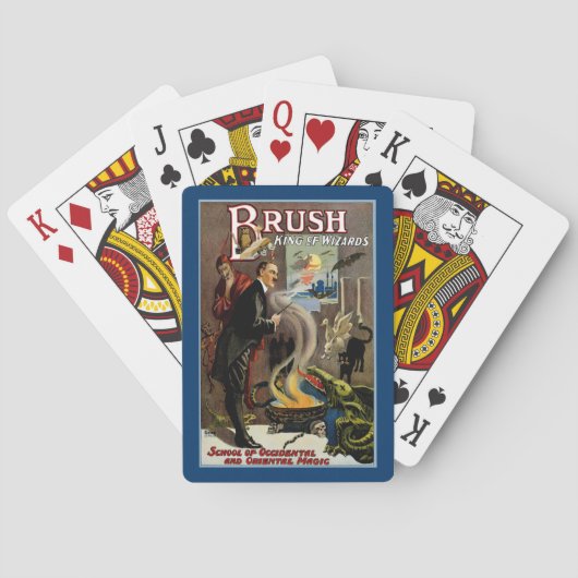Jeu De Cartes Brush ~ Roi des sorciers (dos)