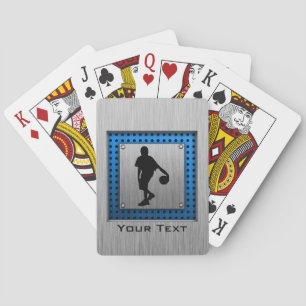 Jeu De Cartes Brushed ALuminum look Basketball Player