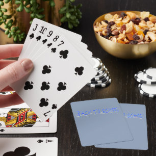 Jeu De Cartes BTS bleu foncé