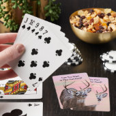 Jeu De Cartes Buck Deer Drôle Question Jouer des cartes (In Situ)