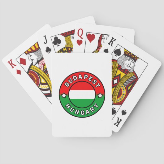 Jeu De Cartes Budapest Hongrie (dos)