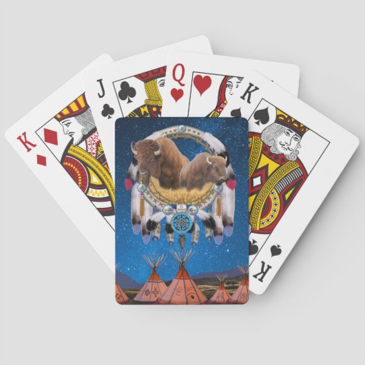 JEU DE CARTES BUFFALO DREAM CATCHER (dos)