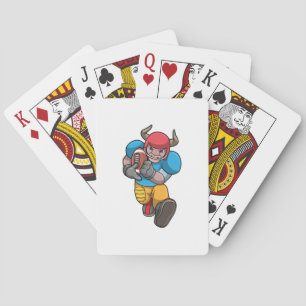 Jeu De Cartes Bull à Sports avec Football & Casque