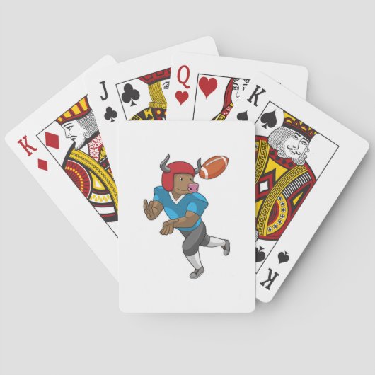 Jeu De Cartes Bull dans le football (dos)