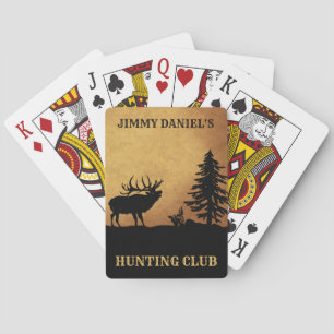 Jeu De Cartes Bull Elk Hunting Club Lodge