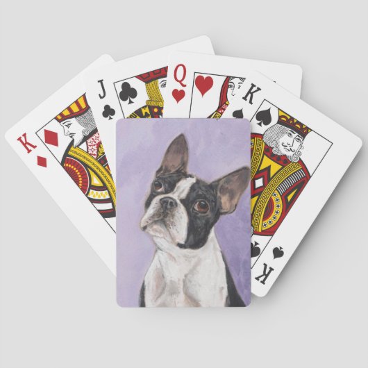 Jeu De Cartes Bull-terrier de Boston (dos)