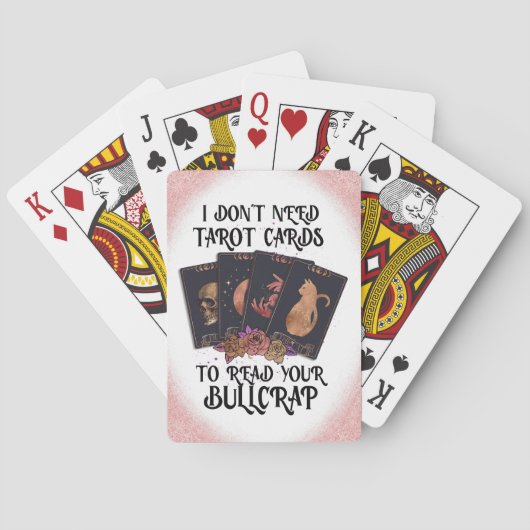 Jeu De Cartes Bullcrap sans Tarot (dos)