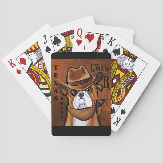 Jeu De Cartes Bulldog (dos)