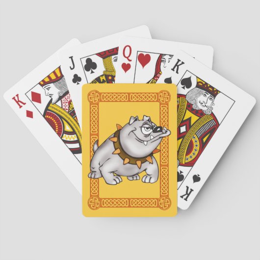 Jeu De Cartes Bulldog Jouer aux cartes (dos)