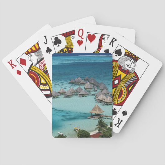 Jeu De Cartes Bungalows de l'hôtel Beachcomber (dos)